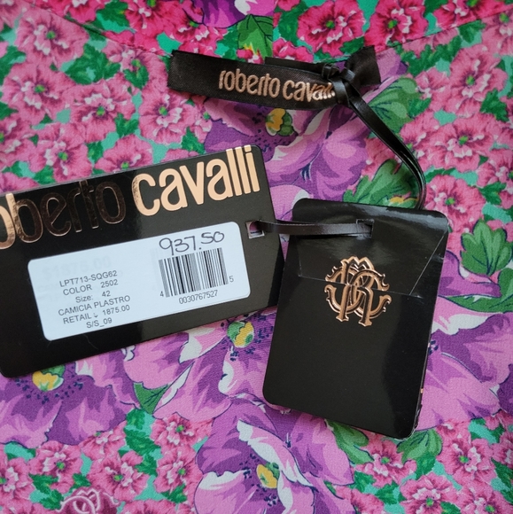 Roberto Cavalli Floral Print Blouse 🌺 - Picture 12 of 12